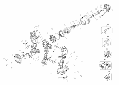 Part Location Diagram of N866184 DeWALT O RING