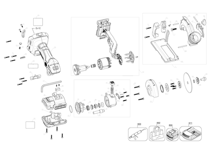 Part Location Diagram of N826542 DeWALT OUTER FLANGE