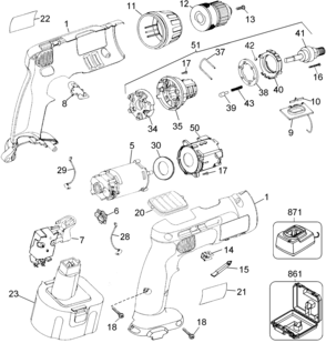 Page A Diagram and Parts List for DW971K-2 6 DeWALT Boring Machine