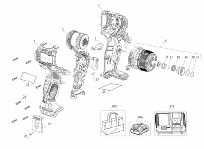 Part Location Diagram of N630198 DeWALT Rating Label