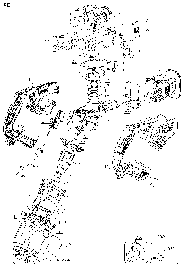 Page A Diagram and Parts List for DWE357 Type 2 DeWALT Reciprocating Saw