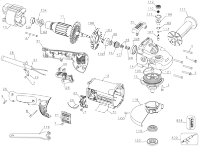 Part Location Diagram of 628231-01 DeWALT GUARD