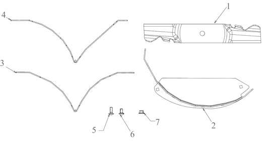General Assembly Diagram and Parts List for DXGXB70065 (19B70065000)(2021) DeWALT Lawn Tractor Accessories