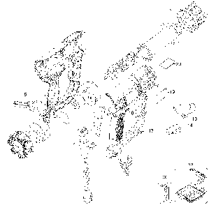 Exploded Diagram A Diagram and Parts List for D26950 Type 10 DeWALT Heat Gun