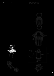 Section 1 Diagram and Parts List for DCPS660AG2 Type 1 DeWALT Lawn Tractor Accessories