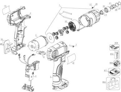 Part Location Diagram of 330015-00 DeWALT Nut M3 X 0.5 Mm