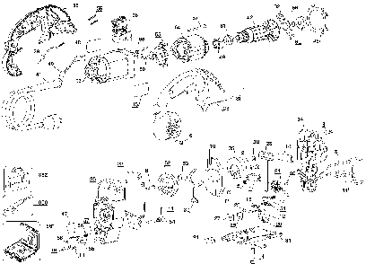 Page A Diagram and Parts List for DW317K-B2 Type 3 DeWALT Jig Saw