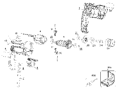 Page A Diagram and Parts List for DWD112 Type 2 DeWALT Electric Drill