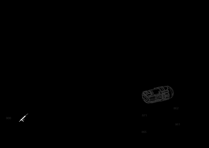 Section 1 Diagram and Parts List for DCF961GH1 Type 1 DeWALT Wrench