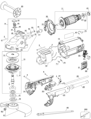 Part Location Diagram of N219433 DeWALT CORD PROTECTOR