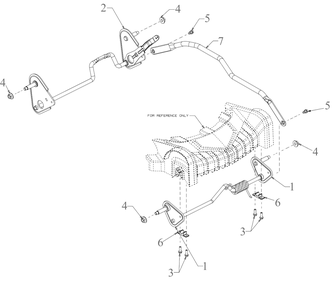 Height Adjustment Diagram and Parts List for DCMWSP255U2 (18AEZ3C2739)(2023) DeWALT Lawn Mower