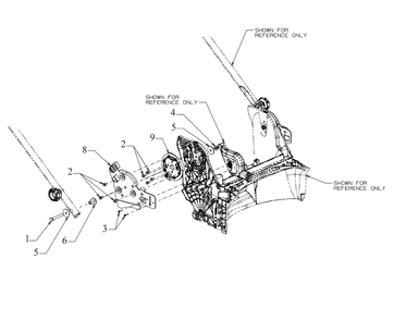 Handle Hardware Diagram and Parts List for DCMWSP244 (18AEU2C2738)(2023) DeWALT Lawn Mower