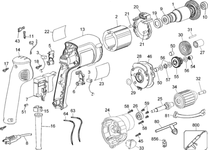 Part Location Diagram of 176849-00SV DeWALT FIELD