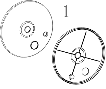 Wheel Dust Cover 11-Inch Diagram and Parts List for DCMWSP255U2 (18AEZ3C2739)(2023) DeWALT Lawn Mower