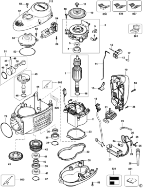 Part Location Diagram of 579827-00 DeWALT FIELD