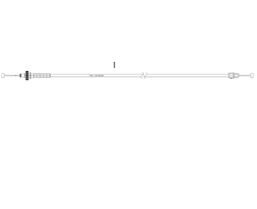 Cables Diagram and Parts List for DCMWSP244 (18AEU2C2738)(2021) DeWALT Lawn Mower