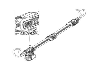 Exploded Diagram A Diagram and Parts List for DCL045B Type 1 DeWALT Worklight & Flashlight