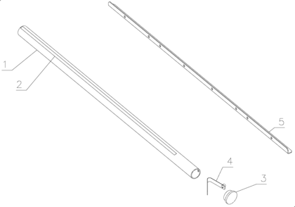 Default Diagram and Parts List for DW7468 Type 1 DeWALT Table Saw Accessories