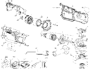 Page A Diagram and Parts List for DCG412B Type 3 DeWALT Circular Saw