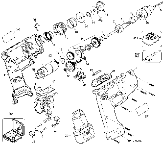 Part Location Diagram of 263649-00 DeWALT Nameplate