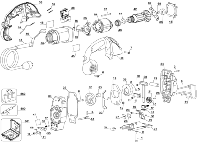 Part Location Diagram of N055693 DeWALT SWITCH