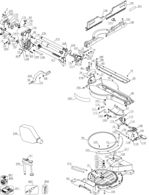 Part Location Diagram of N457634 DeWALT LABEL,IDENT.