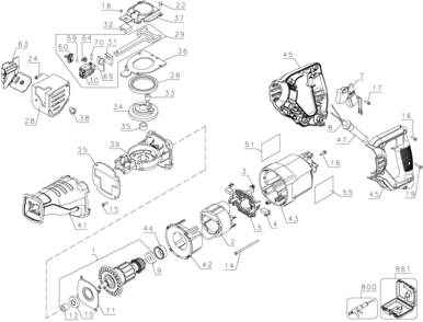 Part Location Diagram of N436043 DeWALT Slider