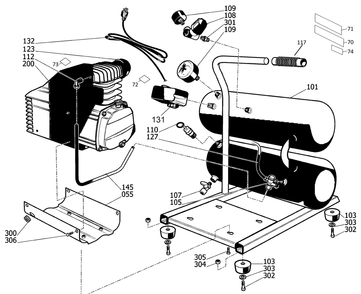 Part Location Diagram of N618403 DeWALT Warning Label