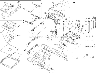 Page A Diagram and Parts List for DC022 Type 1 DeWALT Miscellaneous