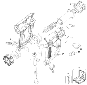 Part Location Diagram of N125772 DeWALT SURFACE NOZZLE