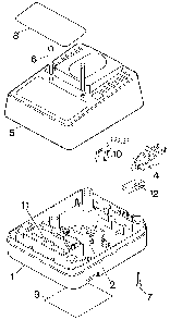 Exploded Diagram A Diagram and Parts List for D9014-04 Type 1 DeWALT Charger