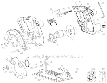 Part Location Diagram of 486562-00 DeWALT Screw