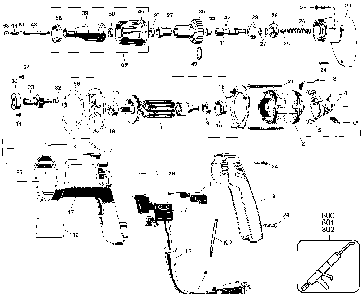 Part Location Diagram of 450743-03 DeWALT Case, gear