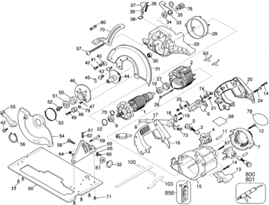 Part Location Diagram of 605015-00 DeWALT Spring