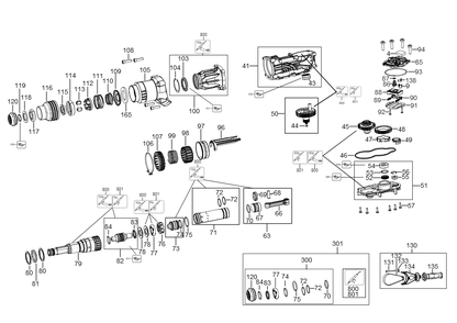 Part Location Diagram of N552104 DeWALT Bolt