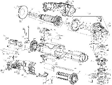 Page A Diagram and Parts List for DWE43115N Type 2 DeWALT Angle Grinder