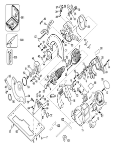 Fig-0 Diagram and Parts List for DW362K Type-1 DeWALT Saw