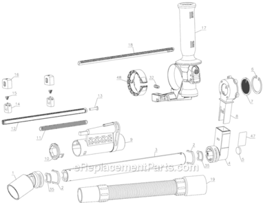 Part Location Diagram of N037680 DeWALT Holder
