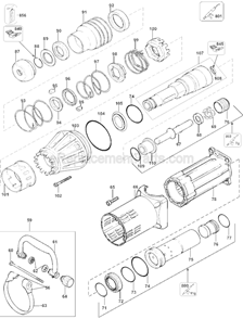 Part Location Diagram of N542567 DeWALT Sleeve