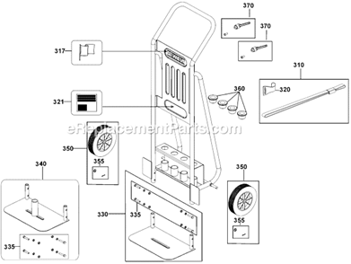 Part Location Diagram of 495557-00 DeWALT Nameplate