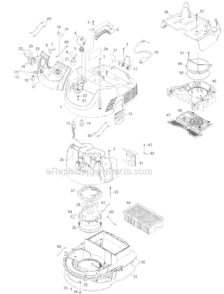 Page A Diagram and Parts List for D27905H Type 1 DeWALT Utility Vacuum