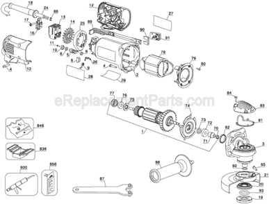 Part Location Diagram of 397661-01 DeWALT Open Faced Guard