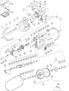 Part Location Diagram of 286445-00 DeWALT Grease.14 Oz.