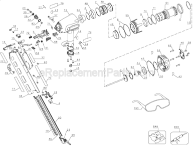 Part Location Diagram of 390156-00 DeWALT O-ring