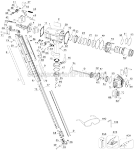 Part Location Diagram of N023141 DeWALT O-ring