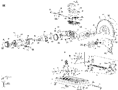 Page A Diagram and Parts List for D28715 Type 3 DeWALT Chop Saw
