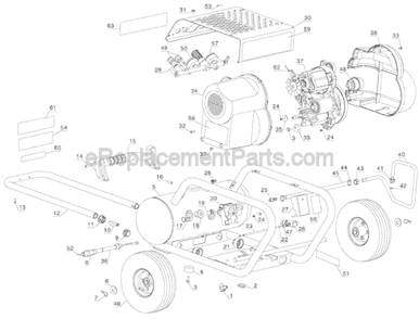 Page B Diagram and Parts List for D55146  DeWALT Compressor