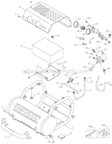 Part Location Diagram of 5130037-00 DeWALT Elbow