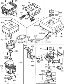 Page C Diagram and Parts List for D55250 Type 2 DeWALT Compressor