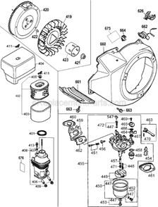Page B Diagram and Parts List for D55271 Type 4 DeWALT Compressor